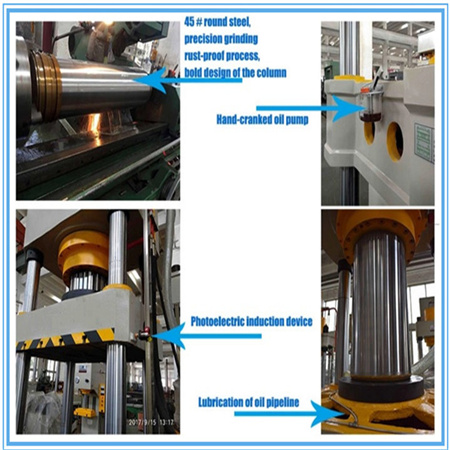 Máquinas de estampado de prensa de embutición profunda hidráulica de 4 columnas para utensilios de cocina