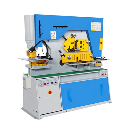 Fabricación de máquinas CNC Ironworker Punzonado y cizallado para la venta Máquina de productos metálicos de prensado hidráulico de China