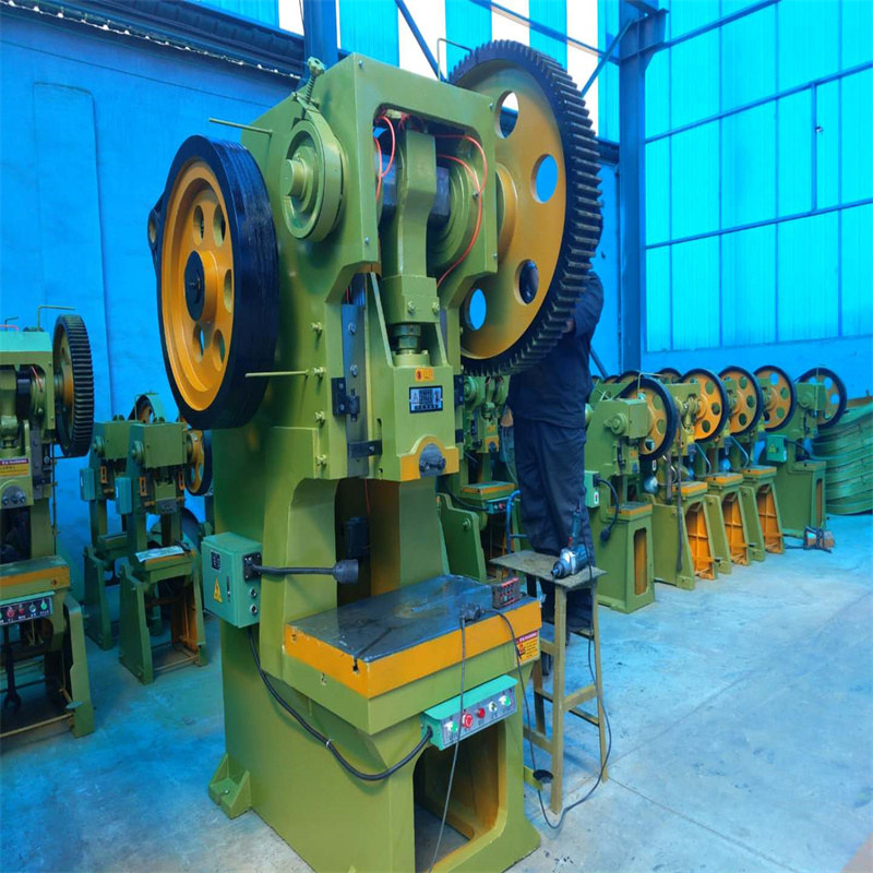 El poder mecánico de la serie J23 presiona la punzonadora de 250 a 10 toneladas para la perforación del agujero del metal