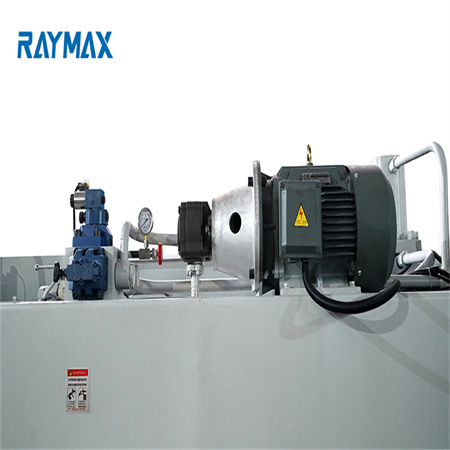 Fabricante profesional qc12k 6x3200 cizalla automática de viga oscilante hidráulica y máquina plegadora en China