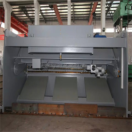 Cizalla de guillotina QC11K 10x3200, máquina cortadora de chapa de hierro y chapa de acero inoxidable