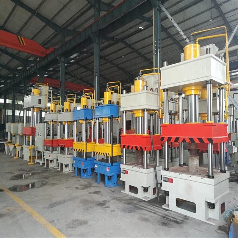 Máquina de fabricación de ollas de acero inoxidable Máquina automática de prensa hidráulica de cuatro columnas