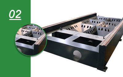 Cortadora del laser de la fibra del CNC 1000w 2000w para el corte del tubo de acero del metal de aluminio