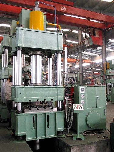 Embutición profunda de la maquinaria de perforación del agujero del metal máquina de la prensa hidráulica de cuatro columnas de 100 toneladas